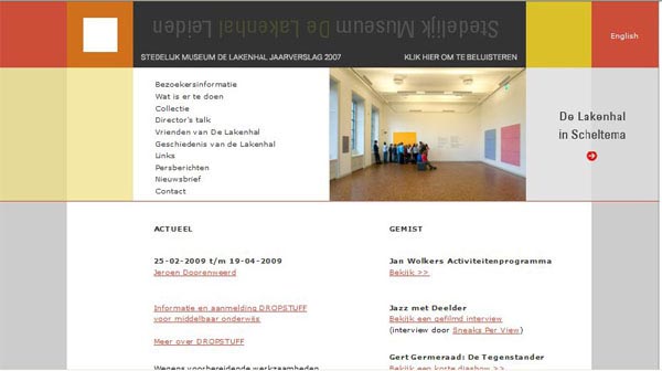 Snapshot van deze website