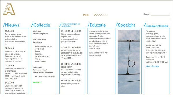 Snapshot van deze website