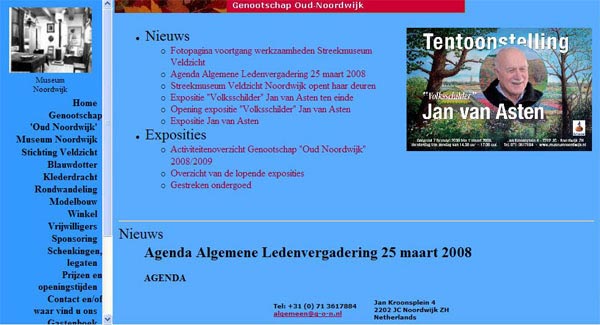 Snapshot van deze website