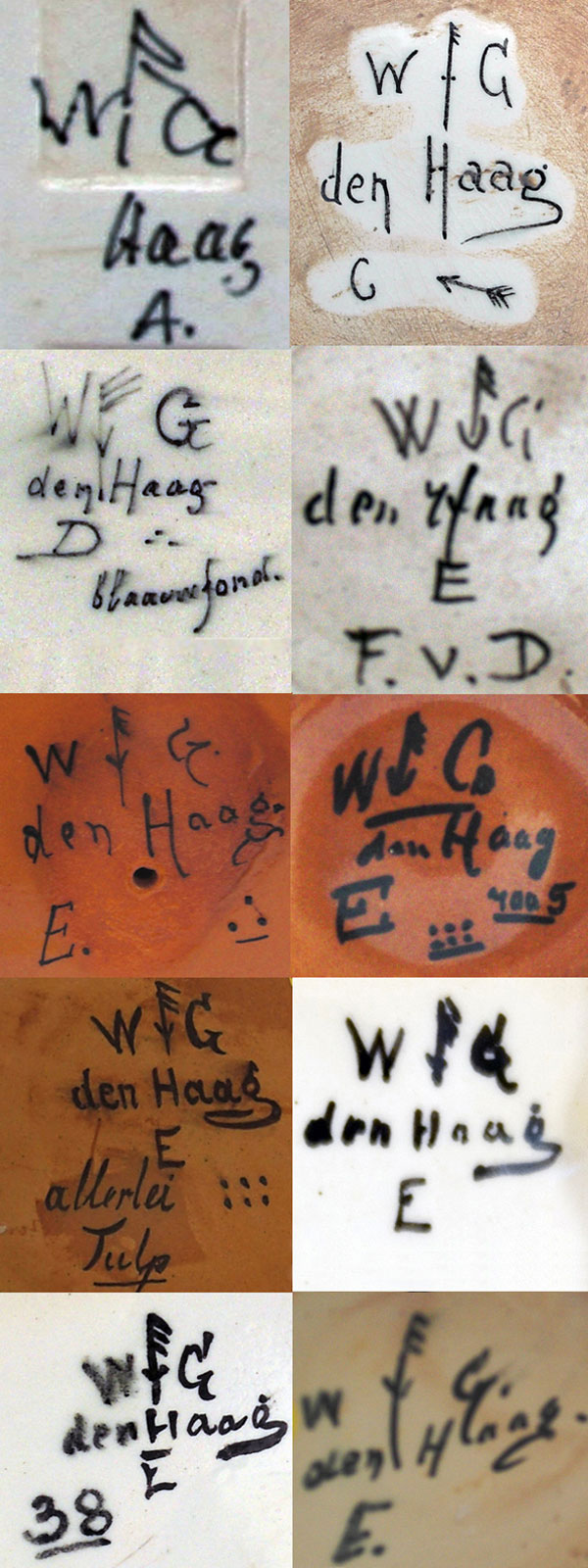 Jaarletters WFG merk