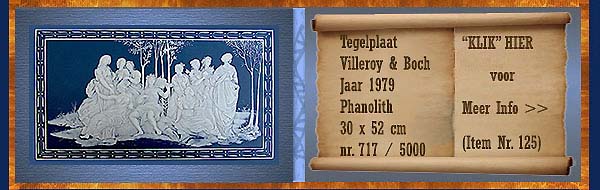 Nr.: 125, Te koop aangeboden sieraardewerk van Villeroy & Boch