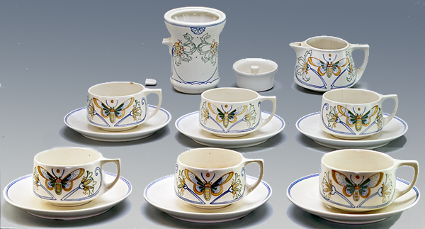 Nr.: 364, On offer a Arnhemsche Fayence set