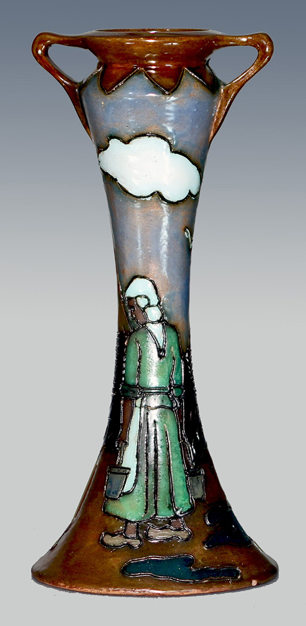 Nr.: 371, Te koop aangeboden de Distel vaas