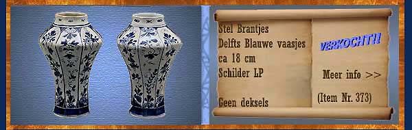 Nr.: 373, Te koop aangeboden Sieraardewerk van Brantjes