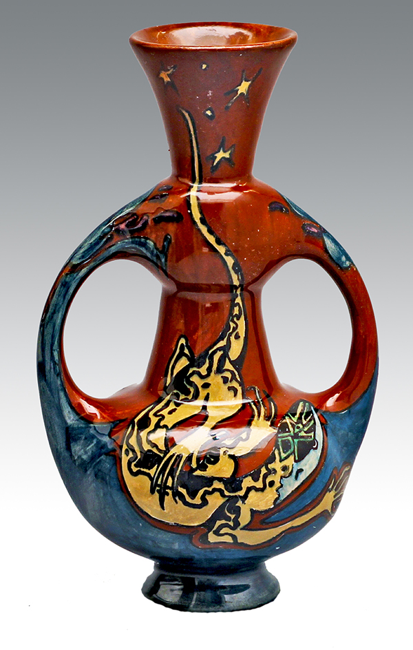 Nr.: 394, On offer a Rozenburg little Vase with 2 ears