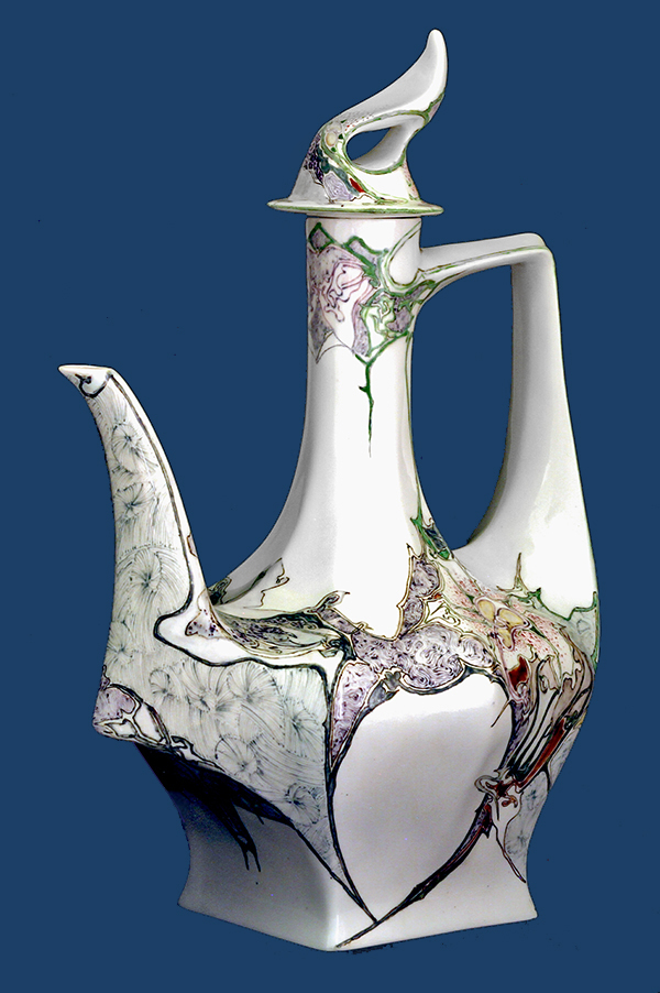 Nr.: 400, On offer a Rozenburg Eggshell Coffee/Teapot