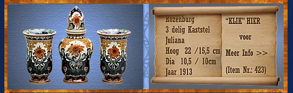 Nr.: 423, verkoop van een Rozenburg juliana kaststel