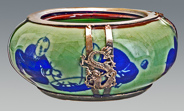 Nr.: 441, Te koop aangeboden Chinees celadon groene kom                               
