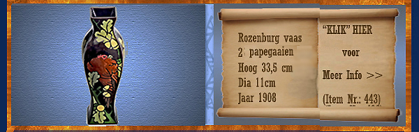 Nr.: 443, verkoop van een Rozenburg vaas
