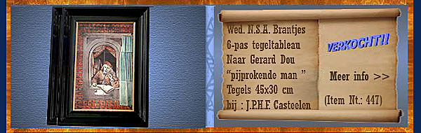 Nr.: 447, Te koop aangeboden Sieraardewerk van Brantjes