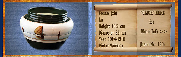 Nr.: 190, On offer decorative pottery of PZH