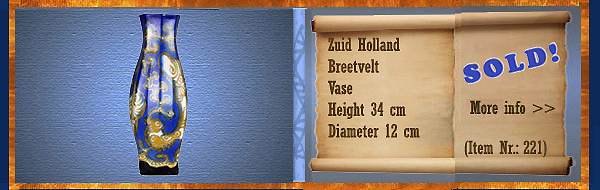 Nr.: 221, On offer decorative pottery of PZH