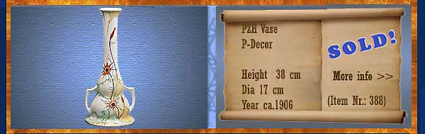 Nr.: 388, On offer decorative pottery of PZH
