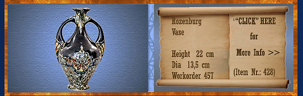 Nr.: 428, On offer decorative pottery of Rozenburg